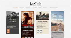 Desktop Screenshot of cinemaleclub.fr